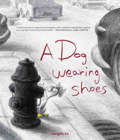 A dog wearing shoes / Sangmi Ko.